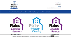 Desktop Screenshot of plains-services.co.uk